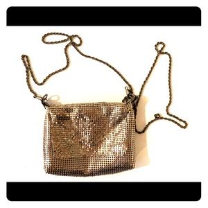 Composition Aluminum metallic evening bag